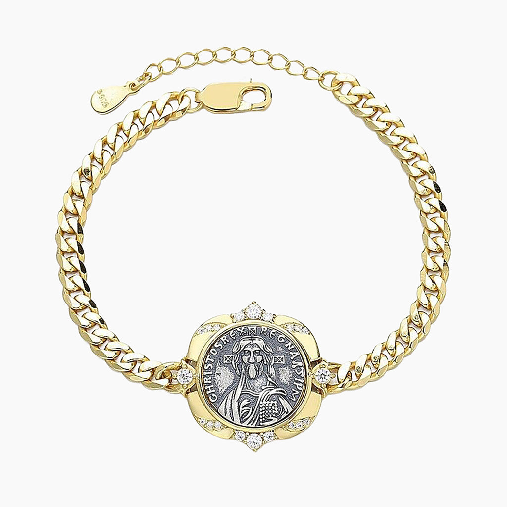 Justinian II Thick Chain Bracelet
