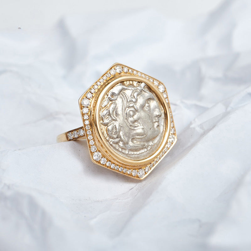 Byzantine Heracles Medallion Ring