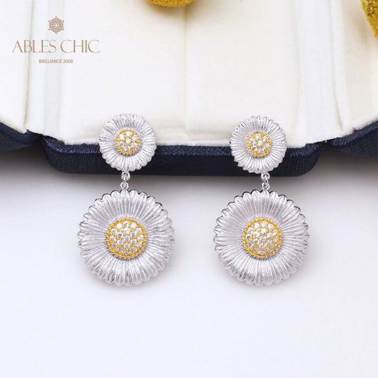 Silky Daisy Drop Earrings 5301