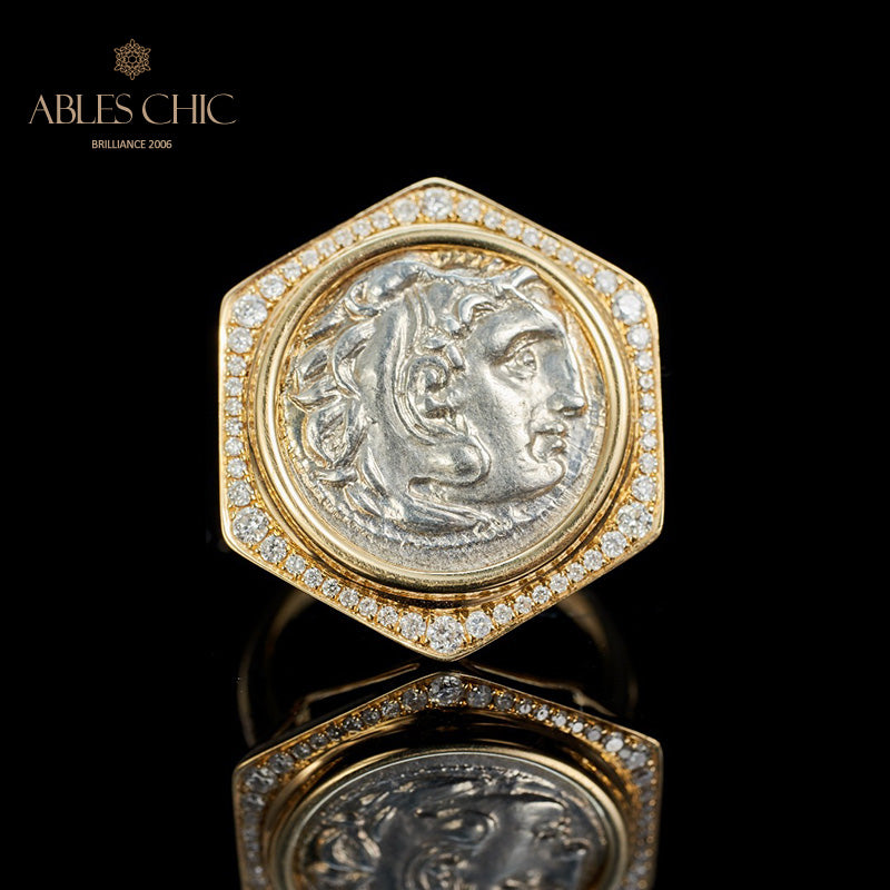 Byzantine Heracles Medallion Ring