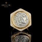 Byzantine Heracles Medallion Ring