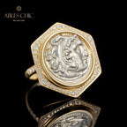 Byzantine Heracles Medallion Ring