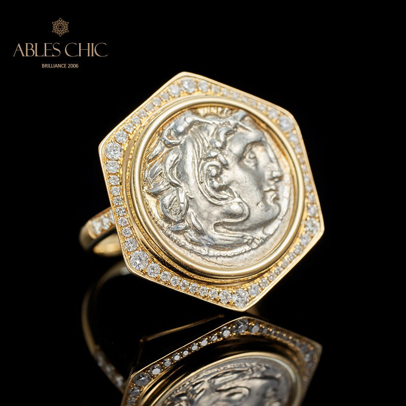 Byzantine Heracles Medallion Ring