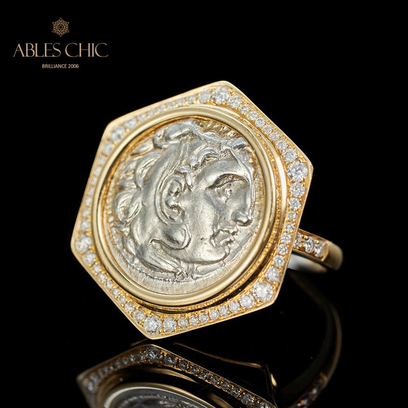 Byzantine Heracles Medallion Ring