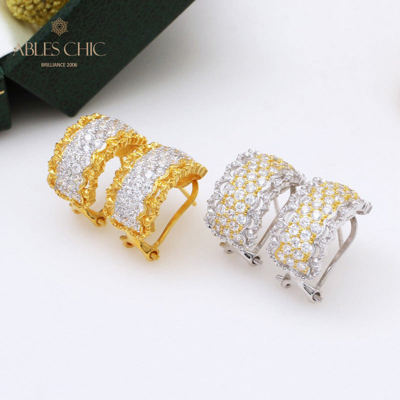 Lacy Filigree Hoop Earrings 5391