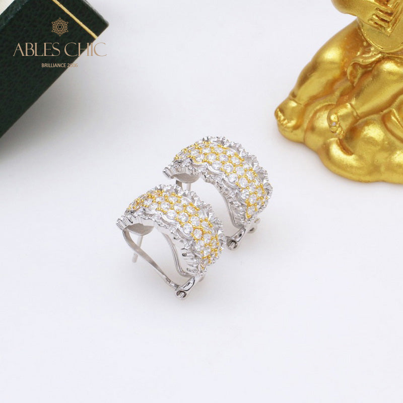 Lacy Filigree Hoop Earrings 5391