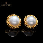 Mabe Pearl Garland Earrings 5906