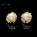 Mabe Pearl Garland Earrings 5906
