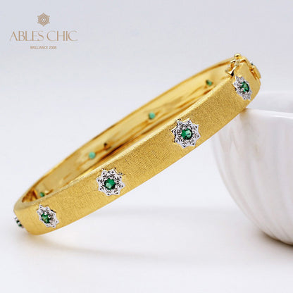 Emerald Blossom Stars Bracelet 5177
