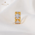 Fretwork Clover Open Ring 5813