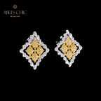 Clover Fretworks Floral Earrings 5825