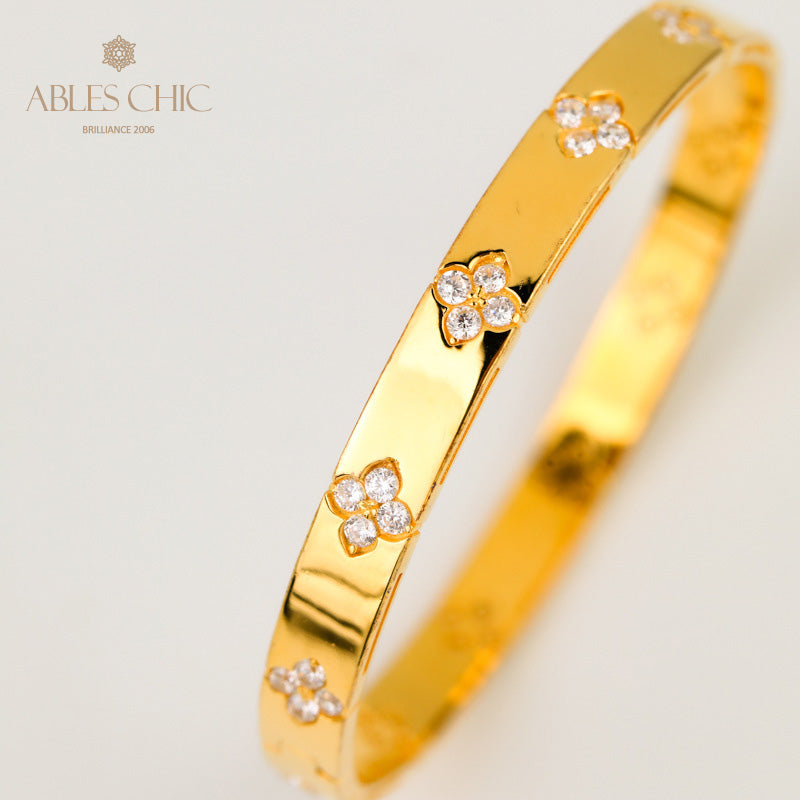 High Polished Clovers Bracelet 203707