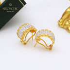 Lacy Filigree Hoop Earrings 5392