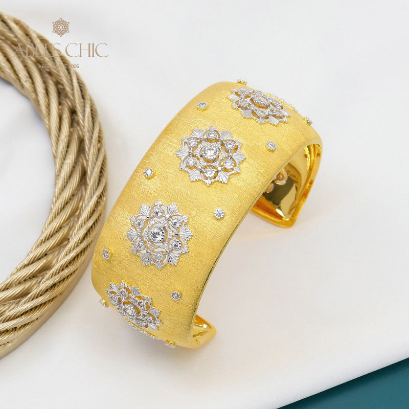 Fabric Pattern Floral Bracelet 5650