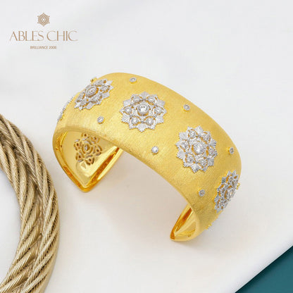 Fabric Pattern Floral Bracelet 5650