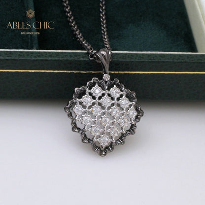 Lace Stars Filigree Necklace 5307