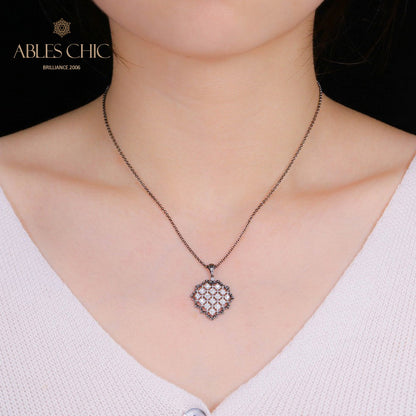 Lace Stars Filigree Necklace 5307