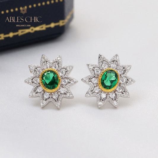 Floral Star Earrings 5627