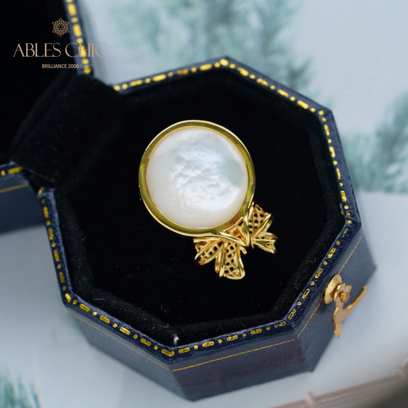 Mabe Pearl Bowtie Pendant 5848