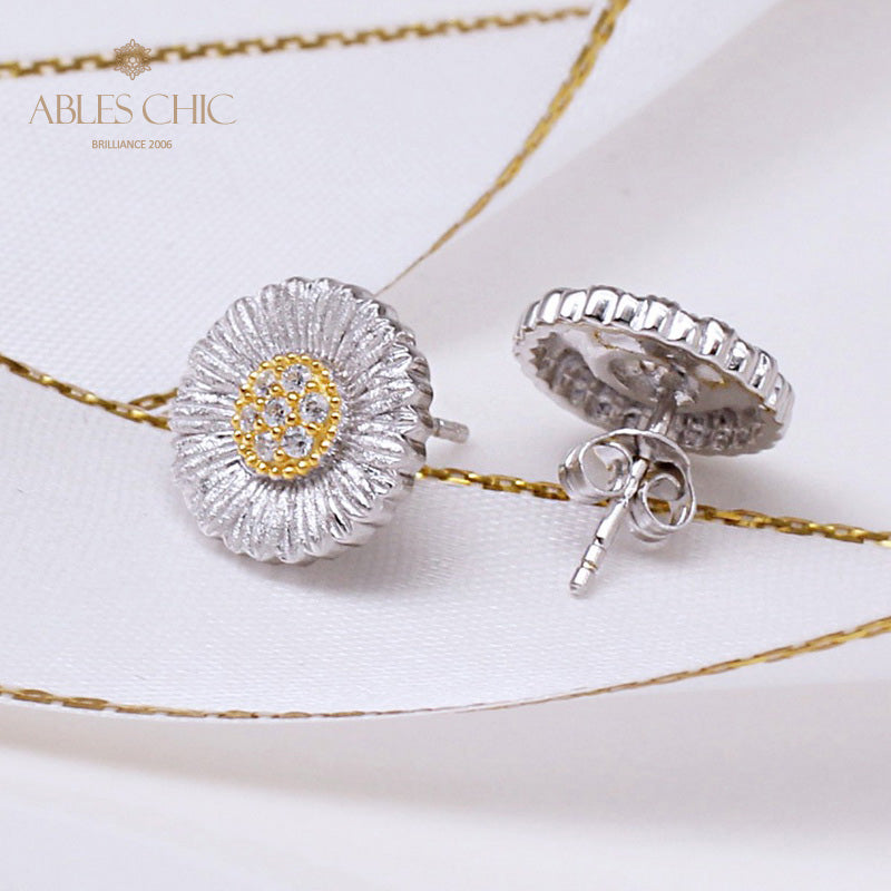 Floral Daisy Stud Earrings 5261