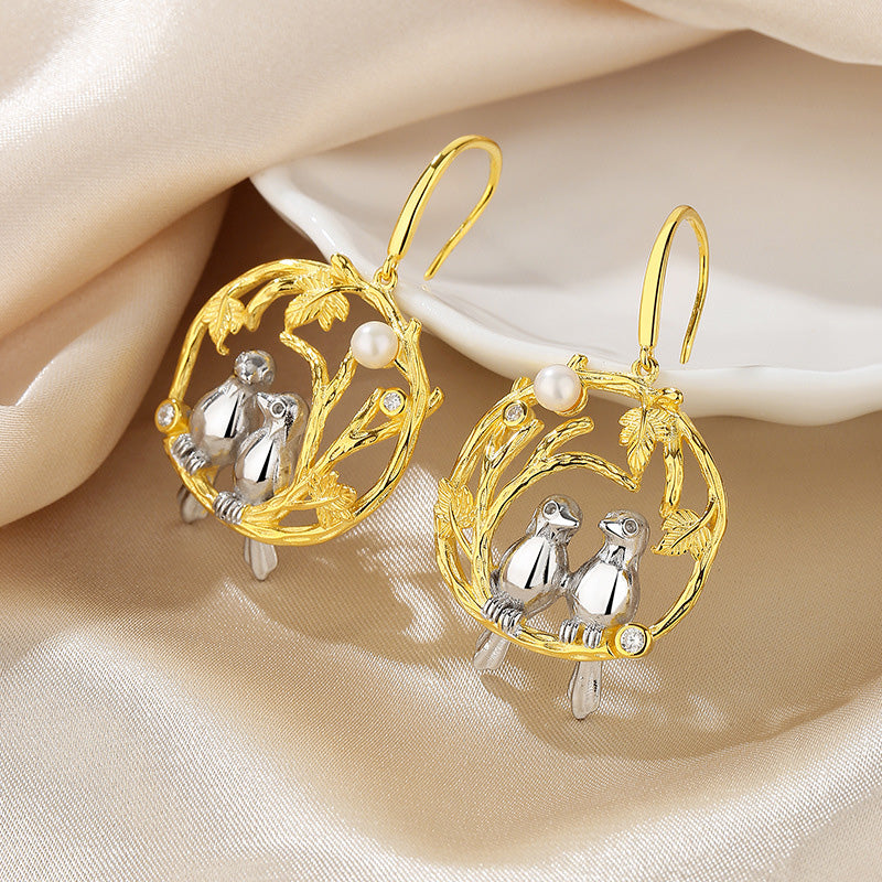 Freshwater Pearl Garland Earrings PE1049