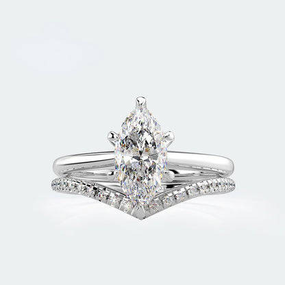Pezzottaite Wedding Ring R0386