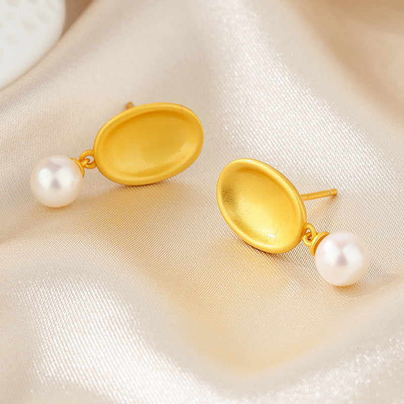 Freshwater Pearls Pea Pod Earrings PE1014