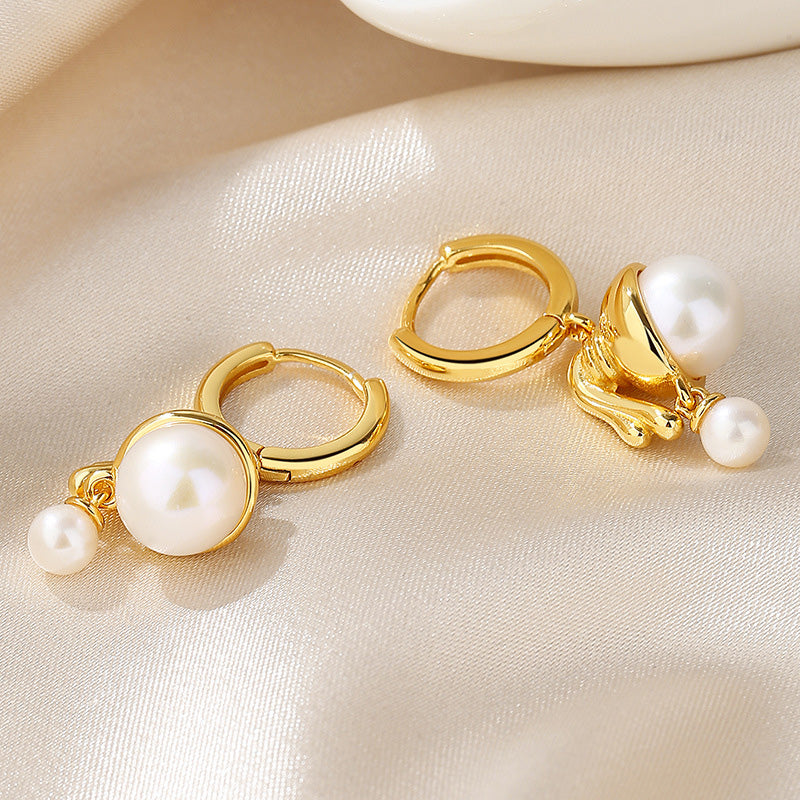 Freshwater Pearls Flowers Earrings PE1001