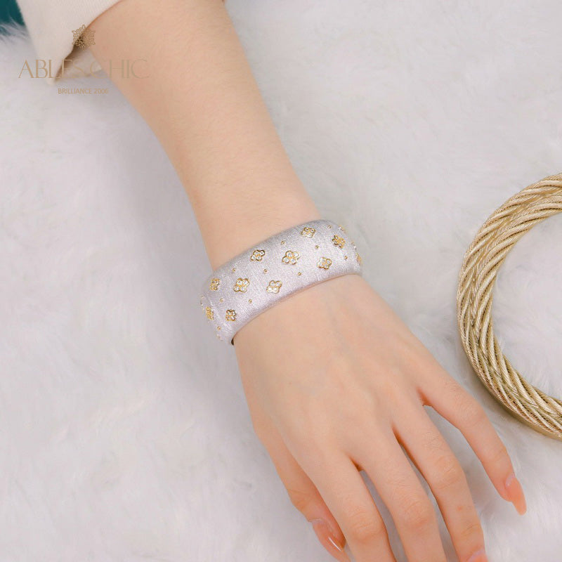 Plum Flowers Silky Bracelet 5610