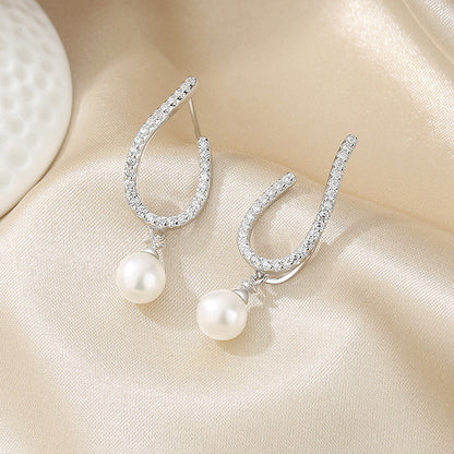 Freshwater Pearl Flower Earrings PE1012