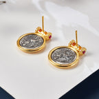 Hercules Coin Earrings