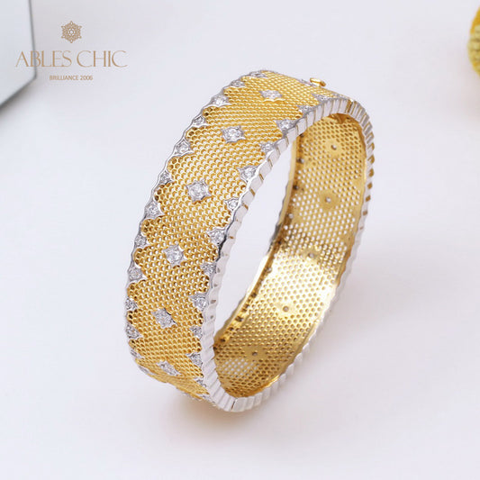 Fretwork Lace Starry Bangle 6210