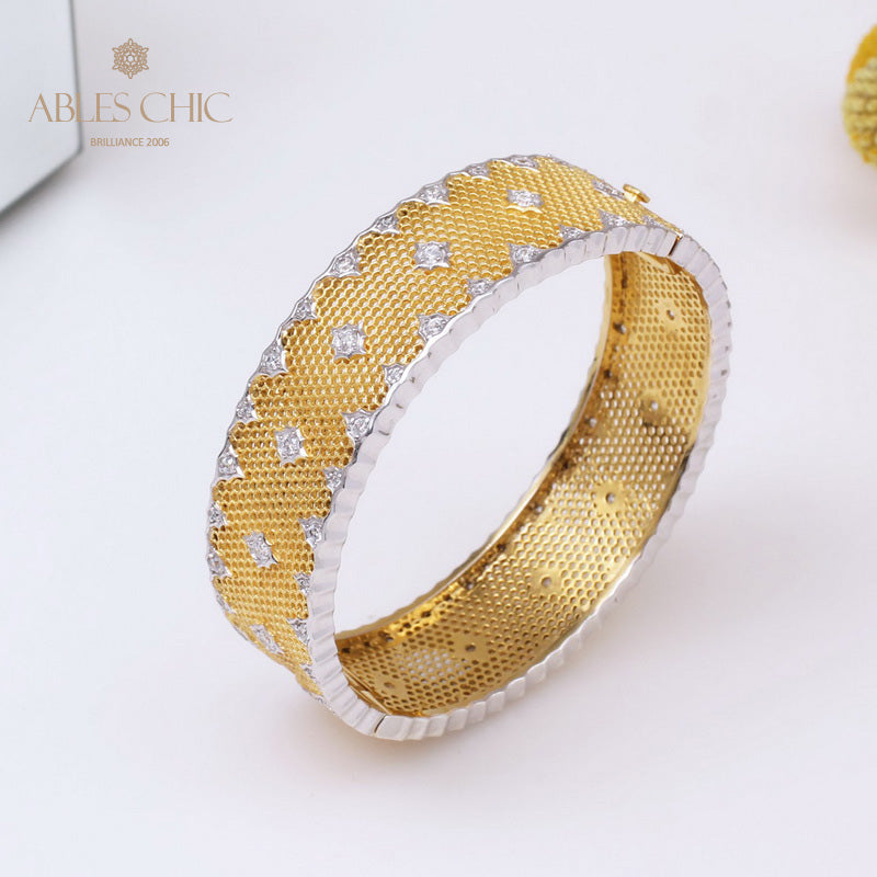 Fretwork Lace Starry Bangle 6210