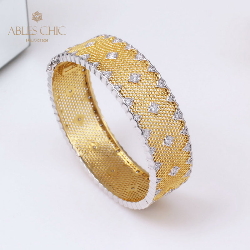 Fretwork Lace Starry Bangle 6210