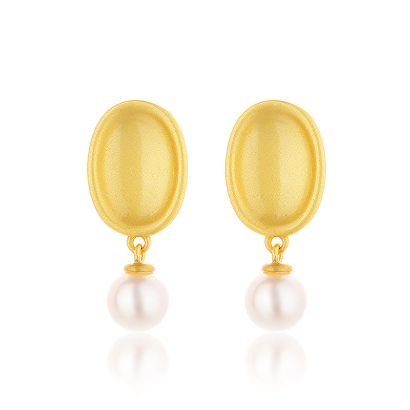 Freshwater Pearls Pea Pod Earrings PE1014