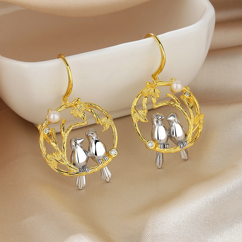 Freshwater Pearl Garland Earrings PE1049