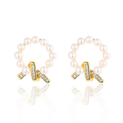 Freshwater Pearl Garland Earrings PE1038