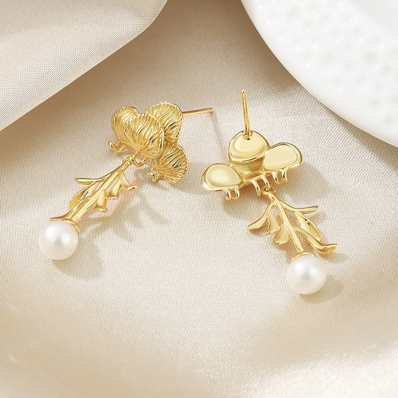 Freshwater Pearls Wistaria Cluster Earrings PE1031