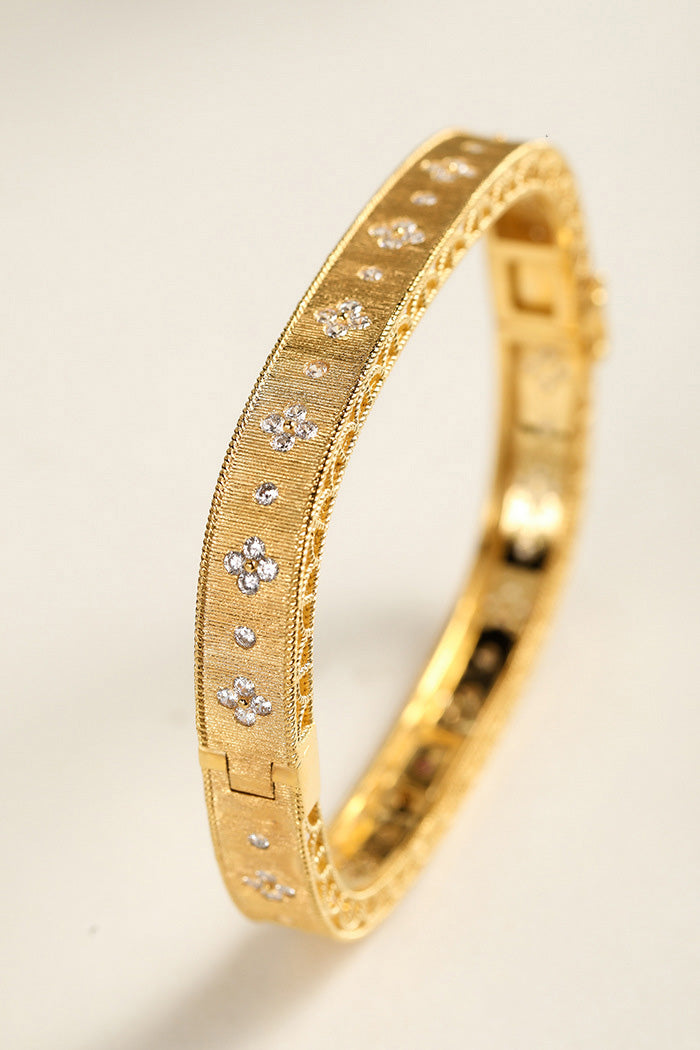 Zircon Clovers Celtic Bracelet 5775