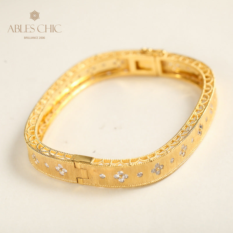 Zircon Clovers Celtic Bracelet 5775