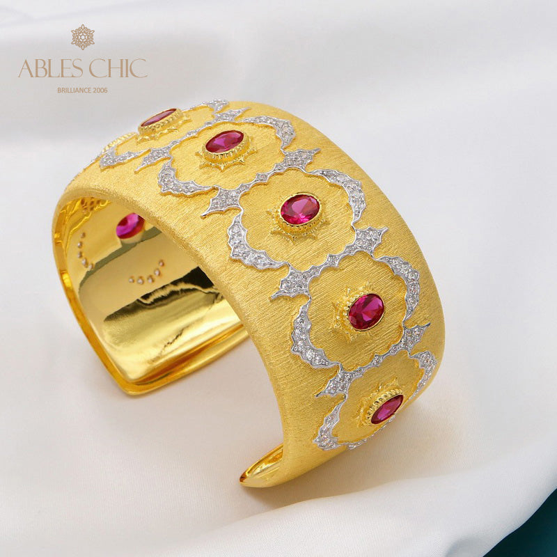 Ruby Blossoms Silky Bracelet 5605