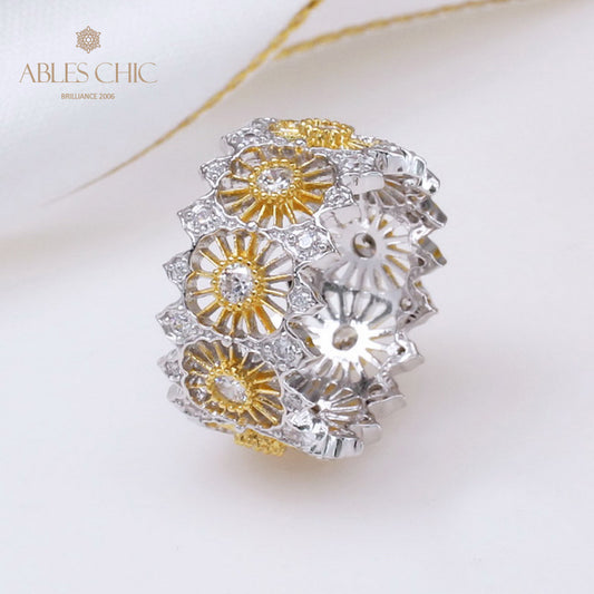 Bague Florale Guirlande Aérée 5138