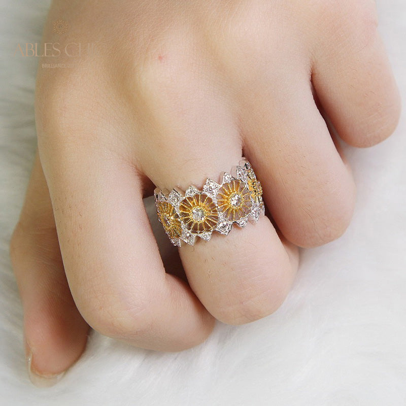 Airy Garland Floral Ring 5138