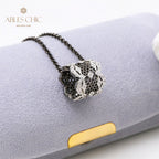 Lacy Filigree Pendant Necklace 6567