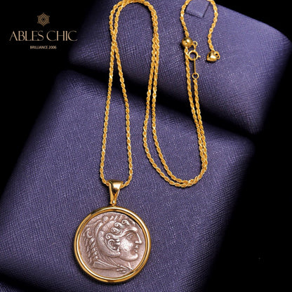 Roman Coin Necklace 5718