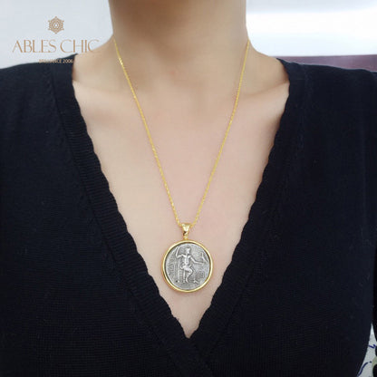 Roman Coin Necklace 5718