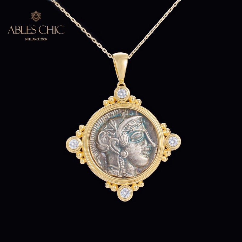 Roman Coin Necklace 5779