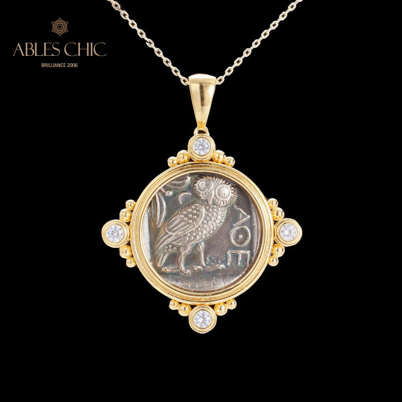 Roman Coin Necklace 5779