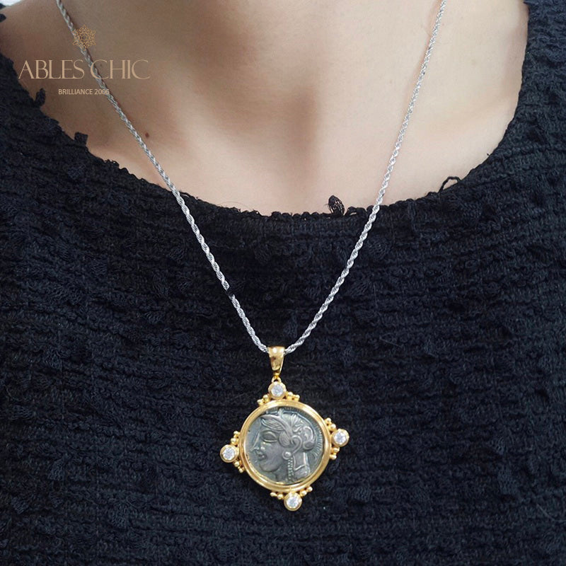 Roman Coin Necklace 5779