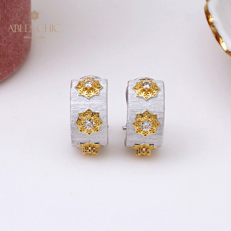 Silky Stars Floral Earrings 5334